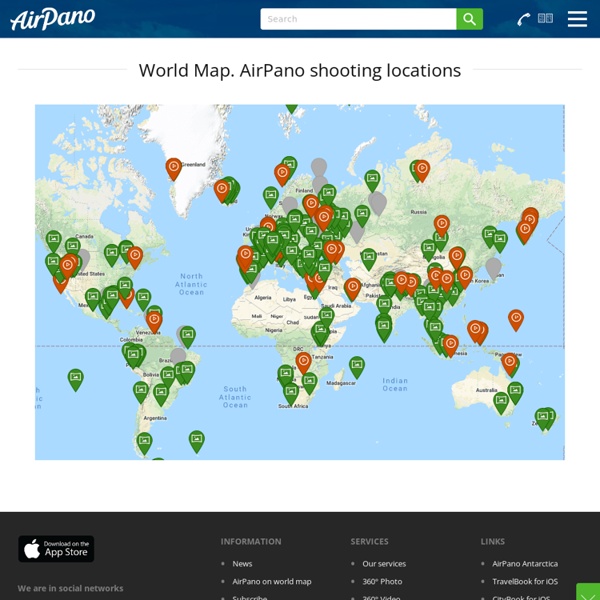 360° Aerial Panoramas, 360° Virtual Tours Around the World, Photos of the Most Interesting Places on the Earth