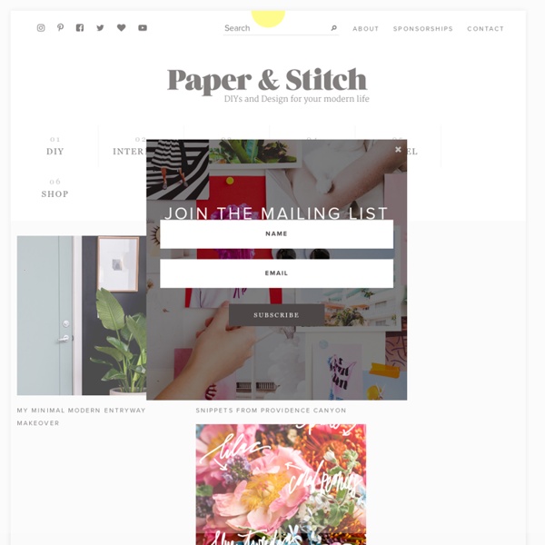 Papernstitch handmade blog