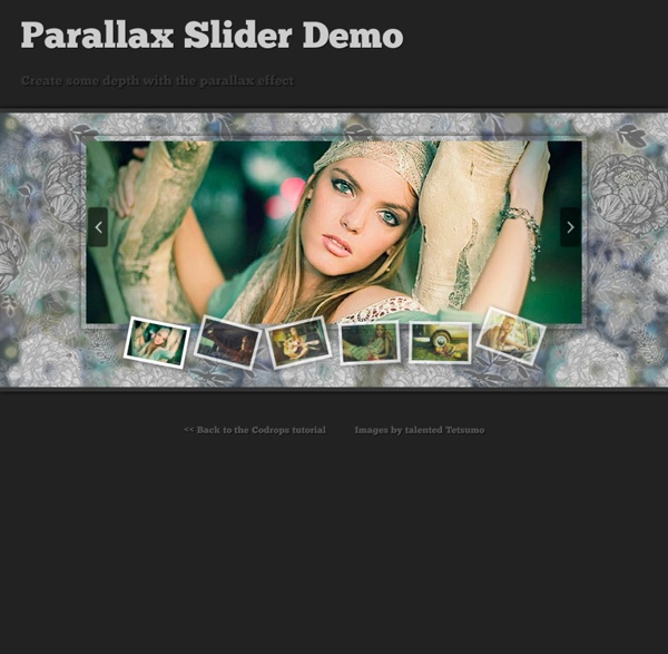 Parallax Slider with jQuery