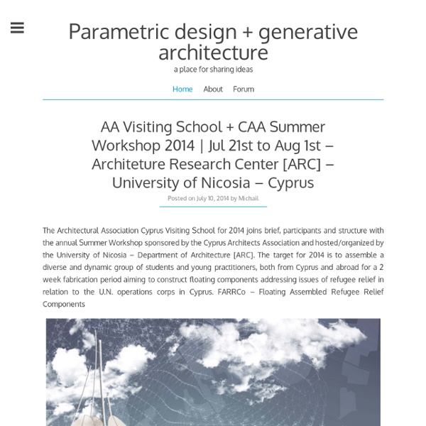 Parametric design & generative architecture