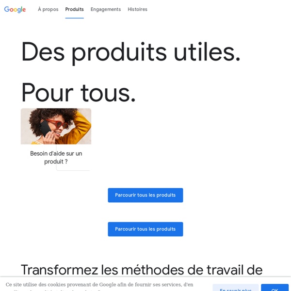 Nos produits - Google