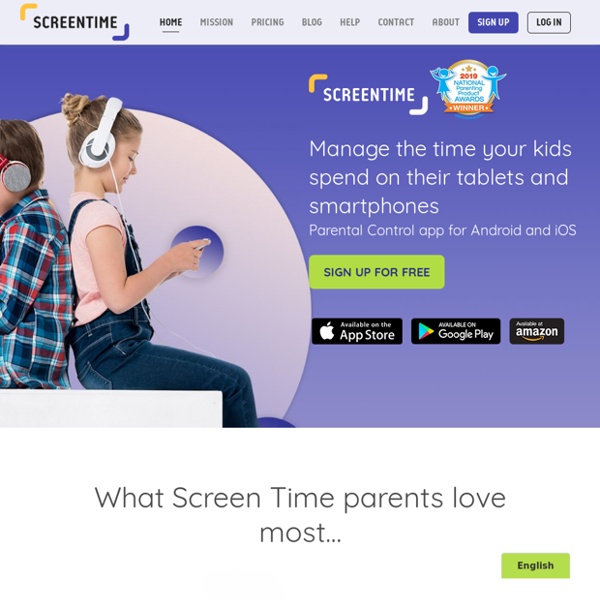 Parental control app for Android and iOS - Screen Time