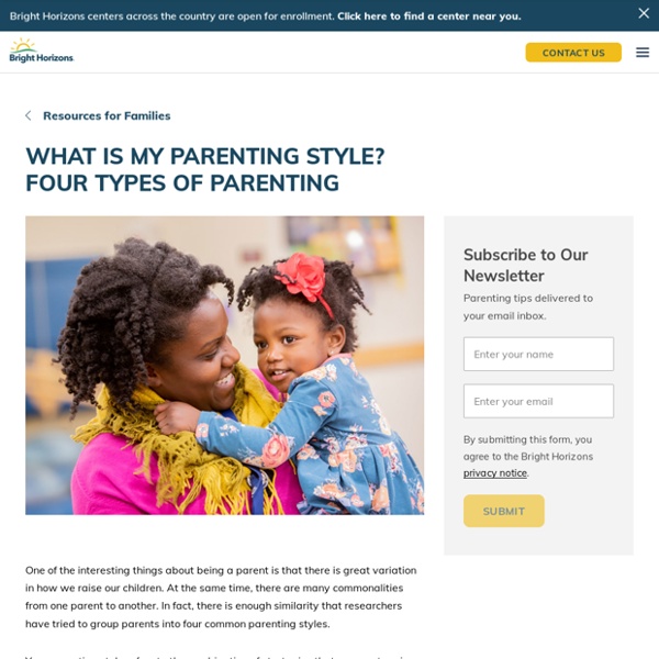 What Is My Parenting Style? Four Types of Parenting