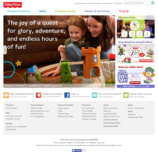 Play and Learn Family Activities from Fisher Price