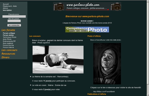 Parlons Photo - Forum photo