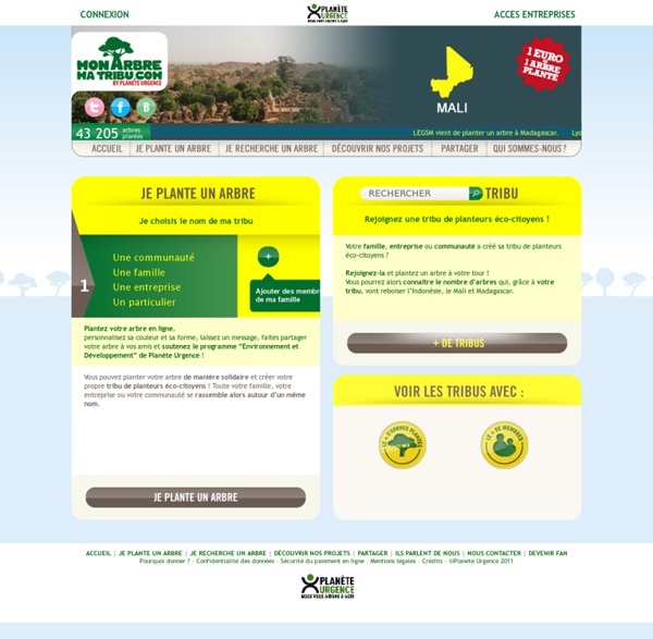 MON ARBRE MA TRIBU : participez à la reforestation de l’Indonésie, du Mali et de Madagascar ! Par Planète Urgence