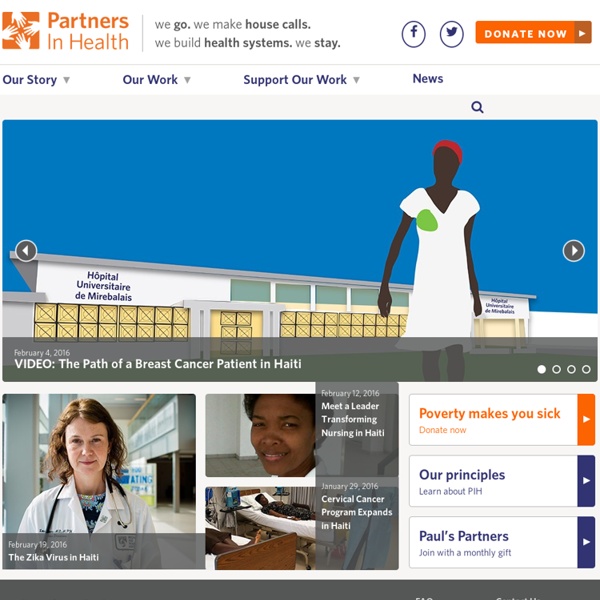 Partners In Health (PIH), Health Care for the Poor