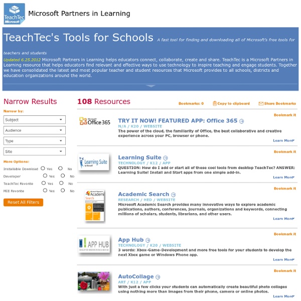 Partners In Learning Tool