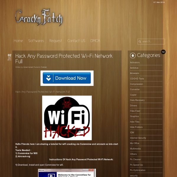 Hack Any Password Protected Wi-Fi Network Unlimited Free Internet Free Download