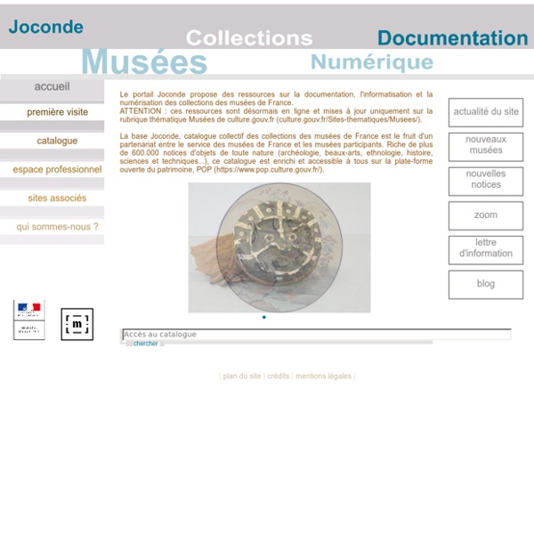 Collection numériques des musées de France