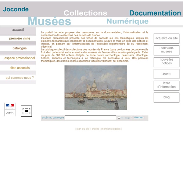 Ministère de la culture - Direction des musées de France - Base Joconde