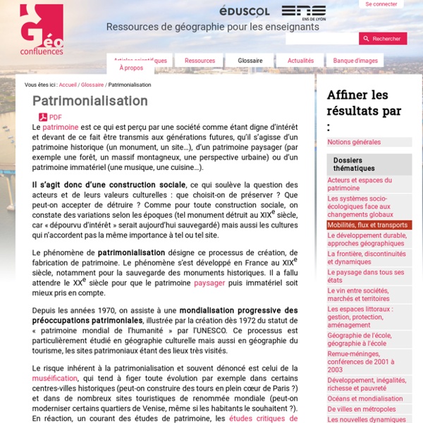 Patrimonialisation Pearltrees