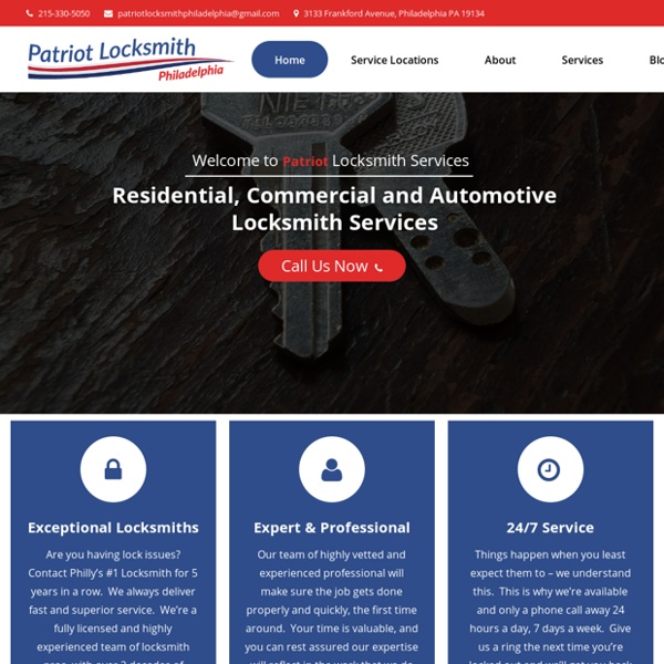 Home - Patriot Locksmith Philadelphia