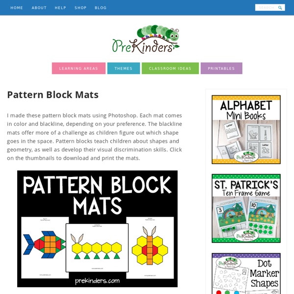 Pattern Block Mats