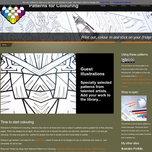Patterns for Colouring