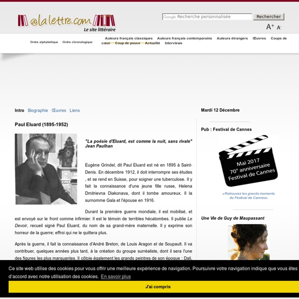 Biographie Paul Eluard