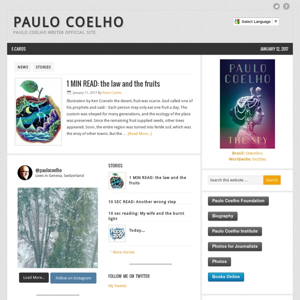 Paulo Coelho's Blog