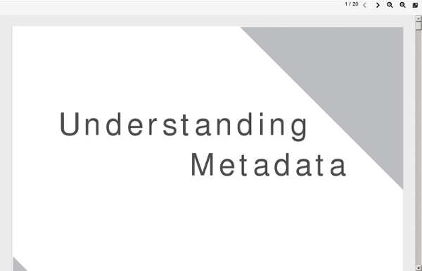 Www.niso.org/publications/press/UnderstandingMetadata.pdf