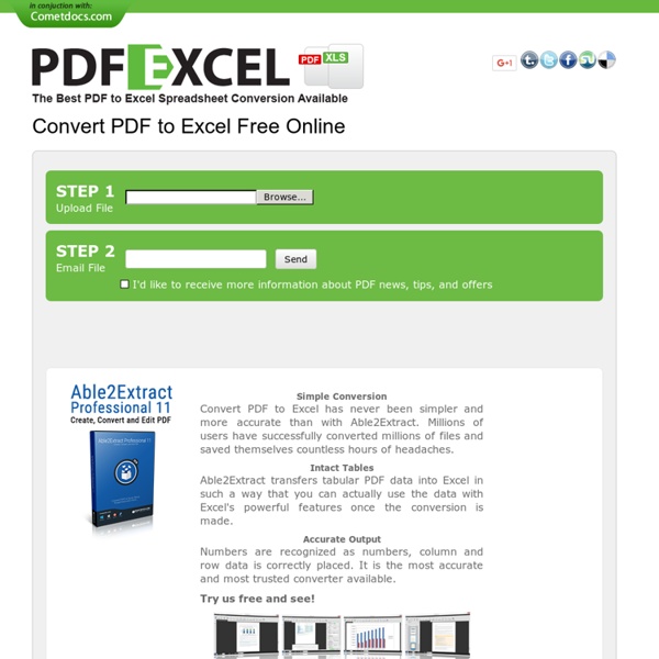 PDF to Excel Free Online