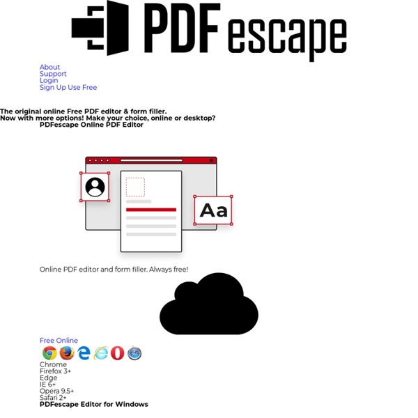 Online PDF Reader / Editor / Form Filler / Form Creator