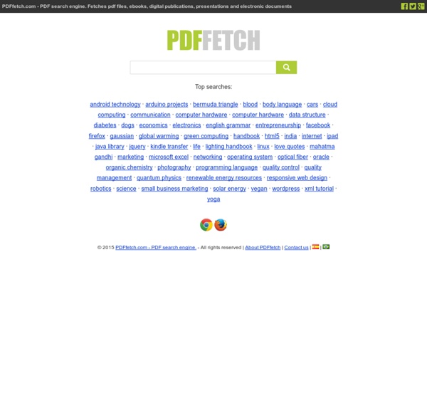 PDFfetch.com - PDF search engine.
