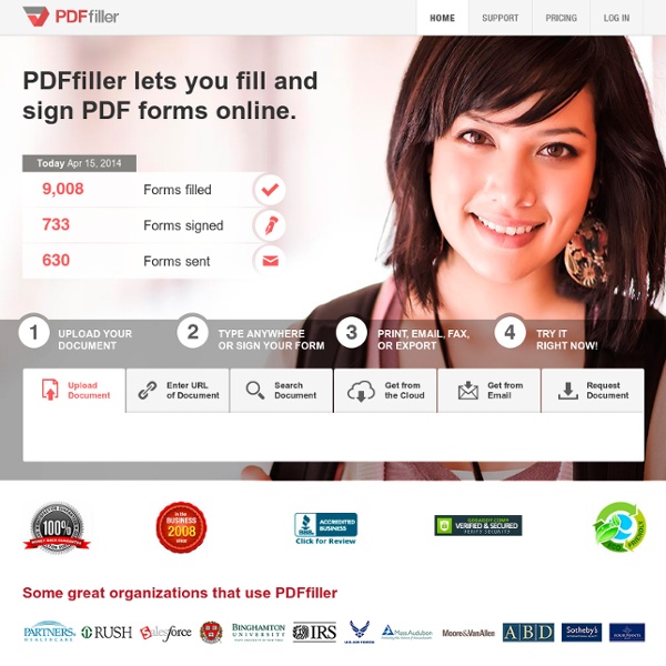 On-line PDF form Filler, Editor, Type on PDF ; Fill, Print, Email, Fax and Export