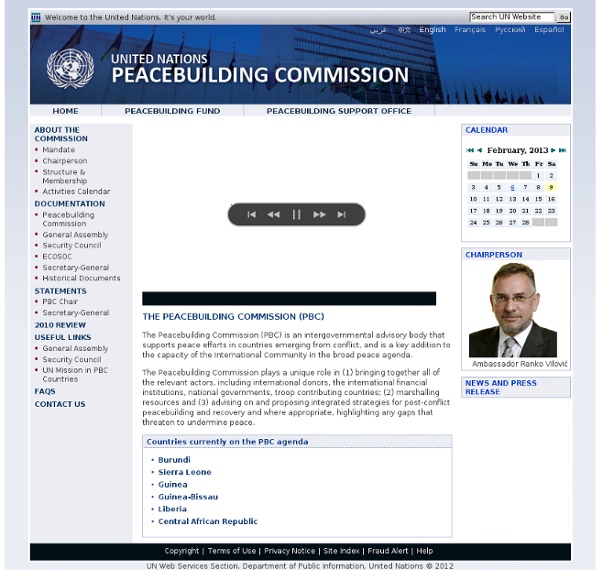Ited Nations Peacebuilding Commission