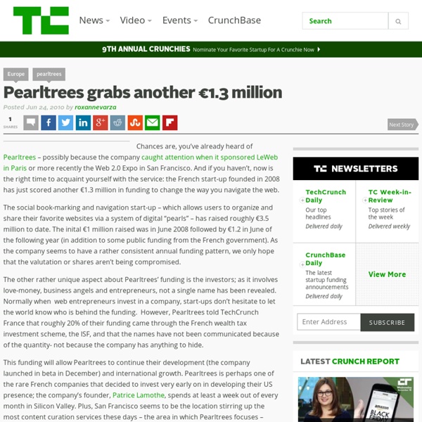 Pearltrees grabs another €1.3 million