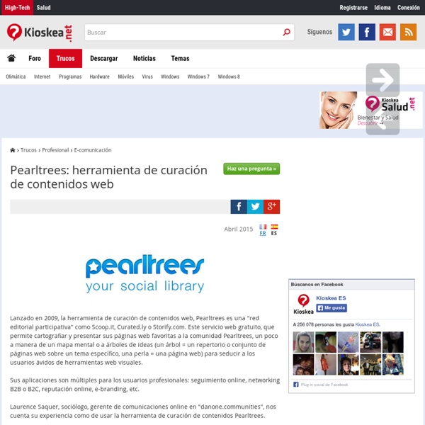 Pearltrees: herramienta de curación de contenidos web