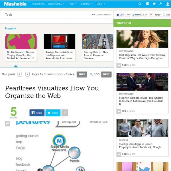 Pearltrees Visualizes How You Organize the Web
