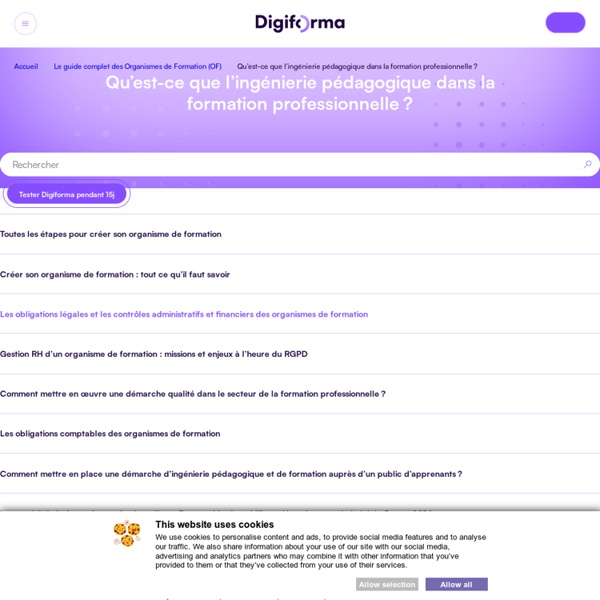 Qu’est-ce que l’ingénierie pédagogique dans la formation professionnelle ? - Digiforma