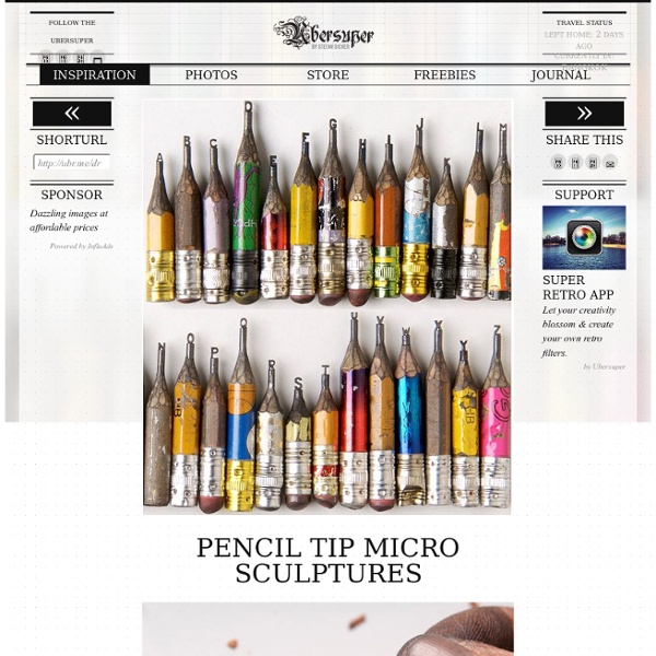 Pencil Tip Micro Sculptures