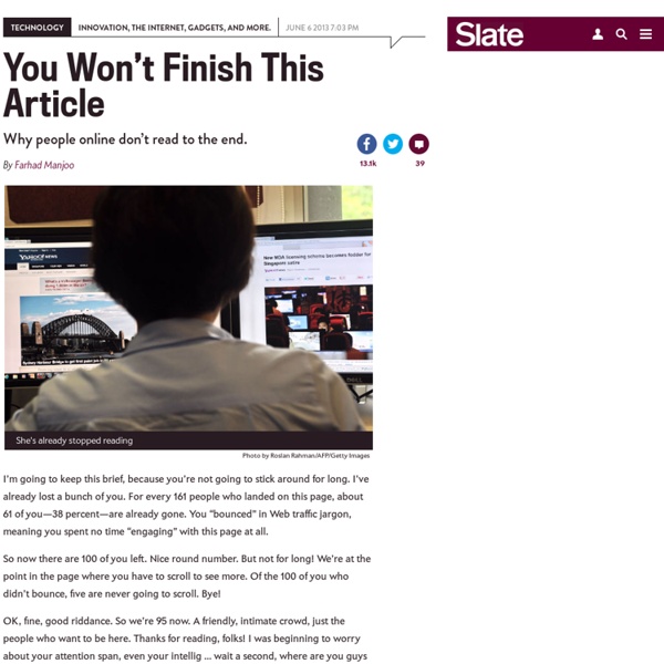 How people read online: Why you won’t finish this article.