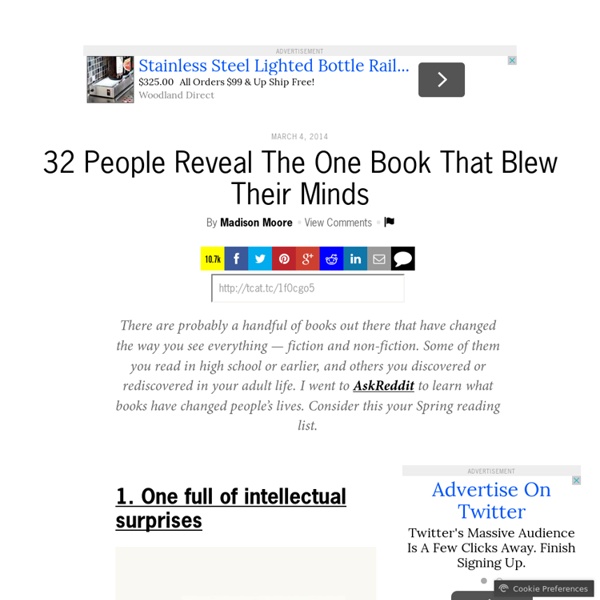 32 People Reveal The One Book That Blew Their Minds