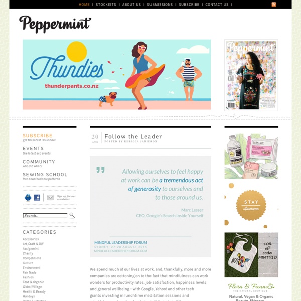 Peppermint magazine