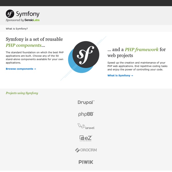 Symfony, High Performance PHP Framework for Web Development