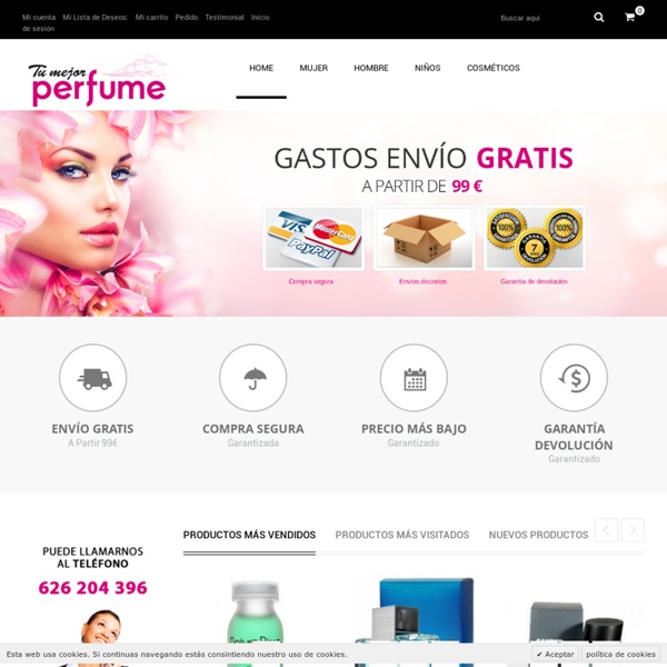 Venta online de perfumes y cosméticos a los mejores precios en internet