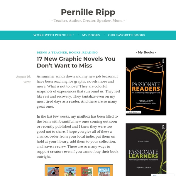 Pernille Ripp – Teacher. Author. Creator. Speaker. Mom.