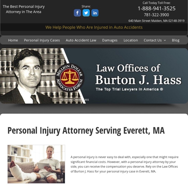 Personal Injury Attorney in Everett, MA