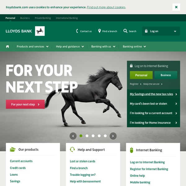 Lloyds TSB - Current Bank Accounts, Personal Banking, Financial Services