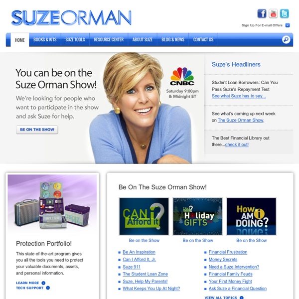 Suze Orman : Personal Financial Guru : Can I Afford it : Suze Orman Show