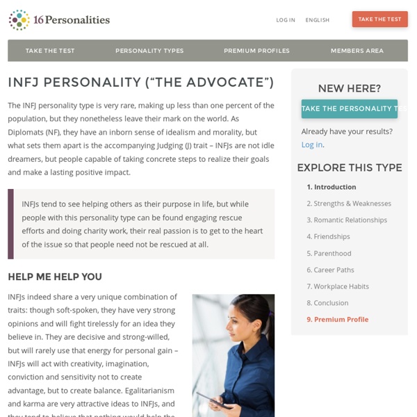 INFJ personality