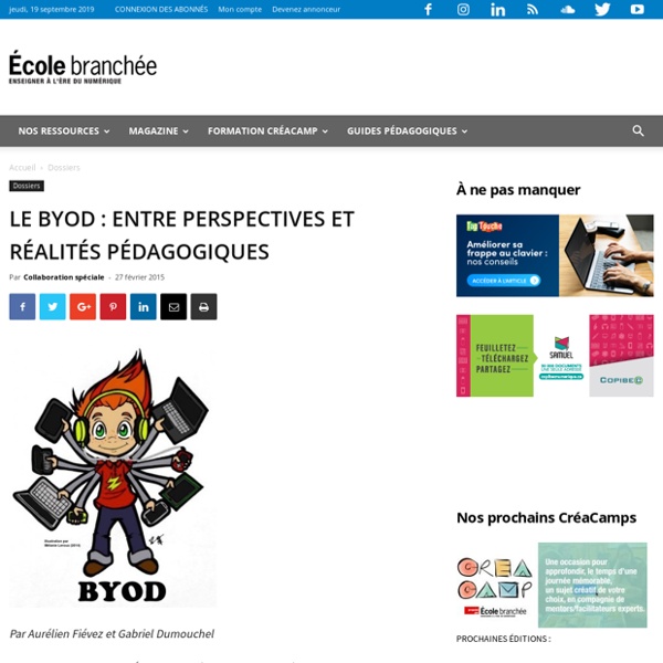 Le BYOD : entre perspectives et réalités pédagogiques