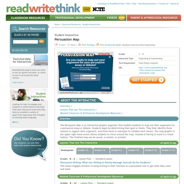 Essay Map - ReadWriteThink