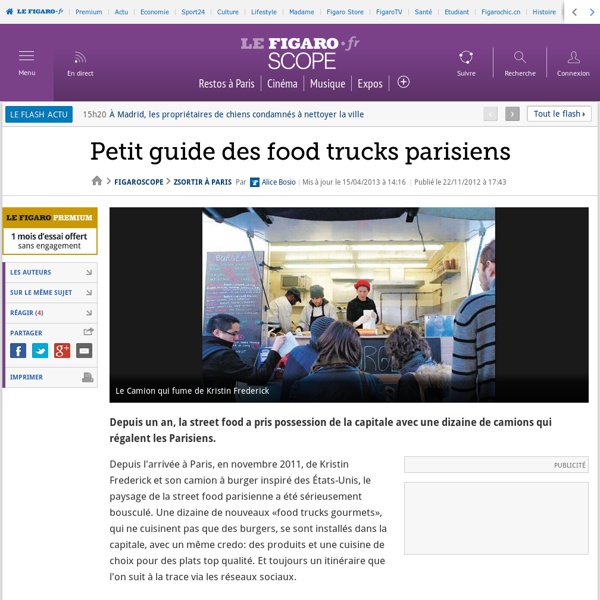 Petit guide des food trucks parisiens