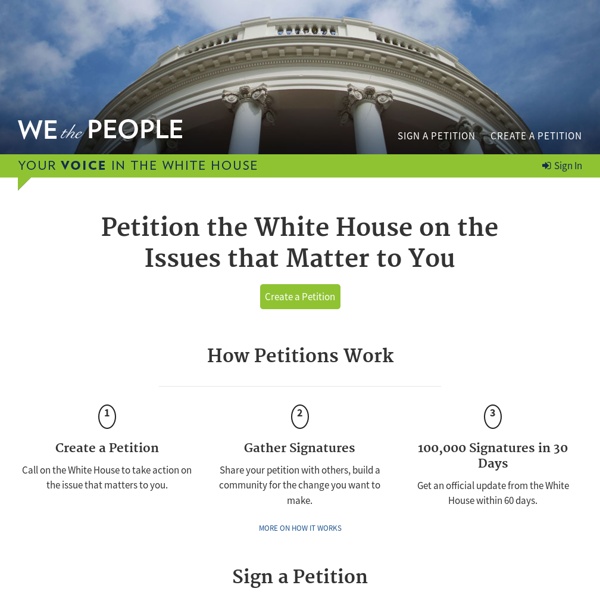We the People: Your Voice in Our Government