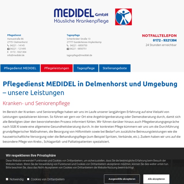 Pflegedienst MEDIDEL in Delmenhorst