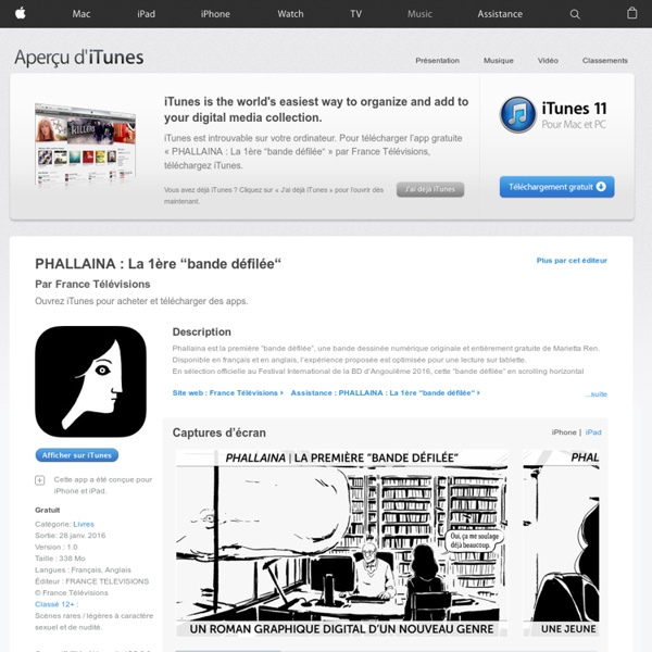 PHALLAINA : La 1ère “bande défilée“ dans l’App Store