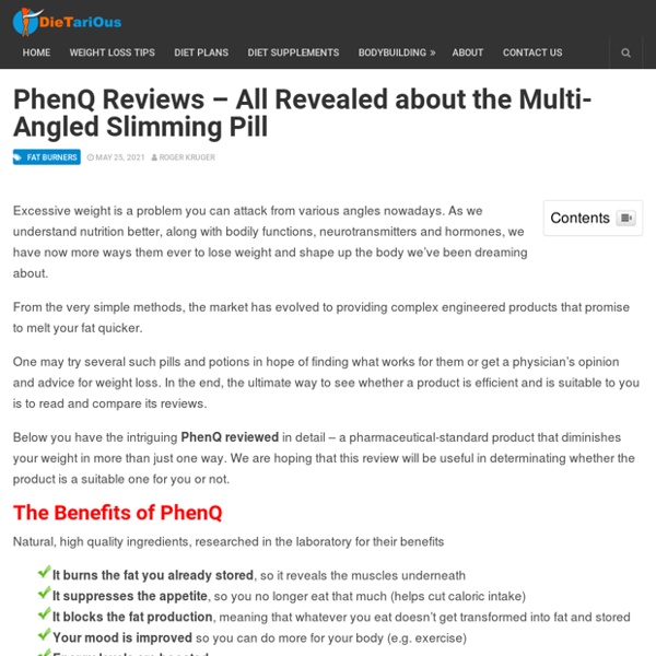 PhenQ Review 2021 : Results, Side Effects, Does It Work?