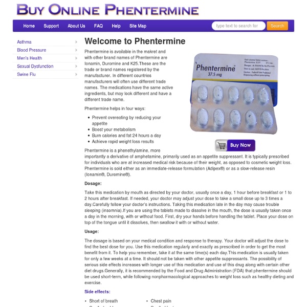 Long term side effects of phentermine The Innovative